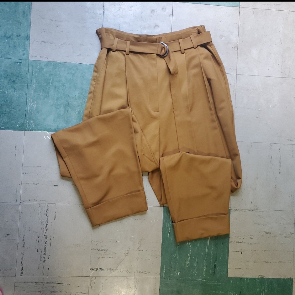 NWT Ochre Paper Bag Dress Pants